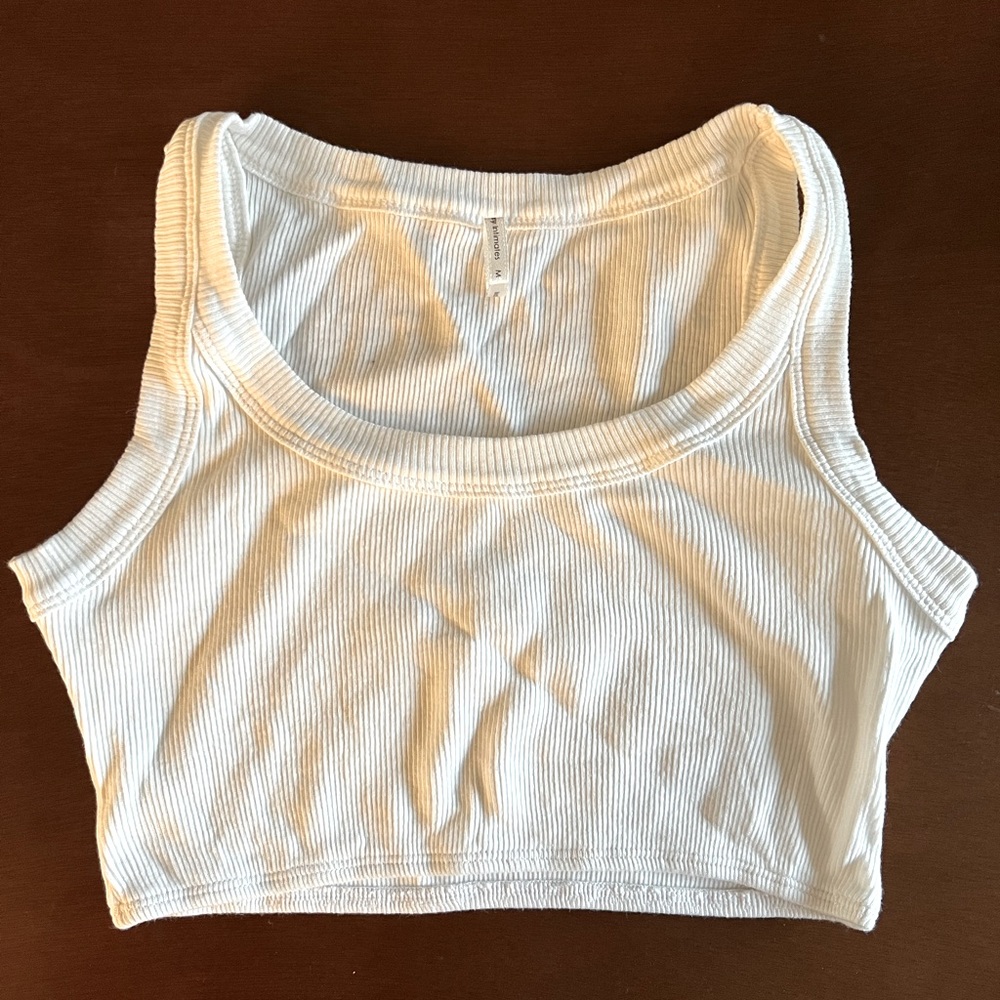 Gooseberry intimates Les girls rip crop white in medium